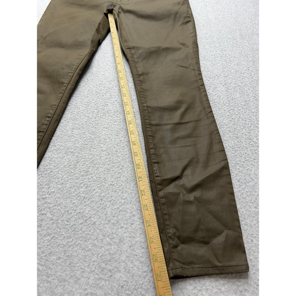 FRAME Jeans Womens 27 Olive‎ Le High Skinny Military Coated High Rise Denim - Picture 8 of 15
